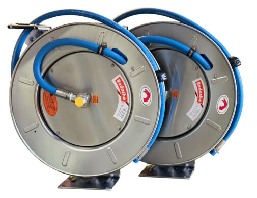 8501-CSS08-450L | Hygienic Hose Reel 304SS Food Grade & 15m 1/2" Hose